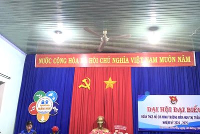 Đại hội Đại biểu Đoàn TNCS Hồ Chí Minh trường Mầm non Thị trấn M’Đrắk nhiệm kì 2024 – 2025