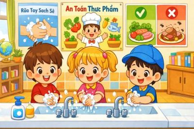 BÀI TUYÊN TRUYỀN VỀ AN TOÀN THỰC PHẨM DỊP TẾT NGUYÊN ĐÁN VÀ PHÒNG, CHỐNG BỆNH NIPAH TẠI TRƯỜNG MẦM NON M’DRẮK